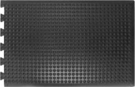 Anti-Ermüdungsfliese Bubblemat Nitril Endstück B60xL90 cm schwarz Produktbild