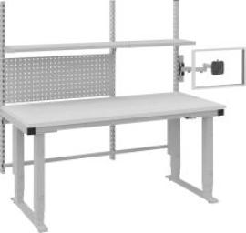 Systemtisch Multi4easy B1685xT800xH730-1320 mm Tischplatte Melamin elektr. verstellbar Produktbild