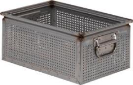 STAHLLOCHKASTEN GR.272-4 EDELSTAHL MM B=450 T=300 H=200 Produktbild