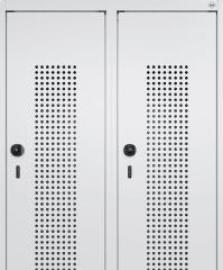 Tür mit Rundlochung 8 mm für Serie Classic für doppelstöckige Abt. Mehrpreis pro Tür Produktbild