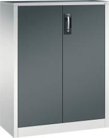Beistellschrank B930xT400xH1200 mm RAL 7035/7016,2Fachböden Tragkraft 70kg Produktbild