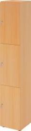 Schließfachschrank V264L3B400xT420xH2156 mm 6 OH 3 Fächer Buche Produktbild