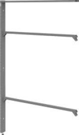 Einzelstütze-S L12 B1250xT103xH2000mm RAL 7037 inkl. Absorber als 1-seitige Erweiterung Produktbild