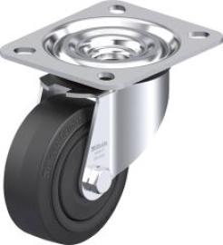 Lenkrolle Rad-D80mm Gummi L-POEV 80KF Produktbild