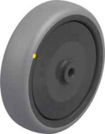 Rad Rad-D125mm Gummi TPA 127/8KF-ELS Produktbild