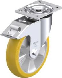 Lenkrolle m. Feststeller Rad-D200mm Polyurethan L-ALTH 200K-FI-CO Produktbild