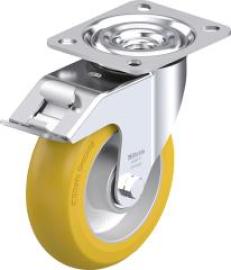 Lenkrolle m. Feststeller Rad-D125mm Polyurethan L-ALTH 125K-FI-CO Produktbild