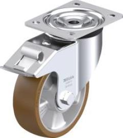 Lenkrolle m. Feststeller Rad-D150mm Polyurethan L-ALB 150K-FI Produktbild