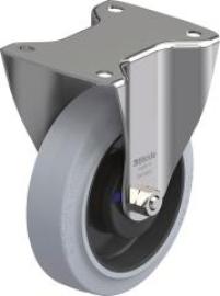 Bockrolle Rad-D160mm Gummi BX-POEV 160XKA-SG-GKN Produktbild