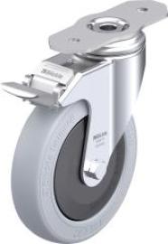 Lenkrolle m. Feststeller Rad-D125mm Polyurethan LKPA-PATH 126KF-29-FI Produktbild