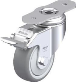 Lenkrolle m. Feststeller Rad-D80mm Gummi LKPA-TPA 80KF-29-FI Produktbild