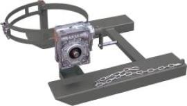 Fasskipper Kurbel, Tragkraft 360kg 1 x Fass anthrazitgrau RAL 7016 Produktbild