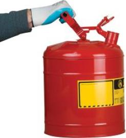 Sicherheitsbehälter Typ1 Schwinggriff, 19,0l rot, auslaufsicher D298xH429 mm Produktbild