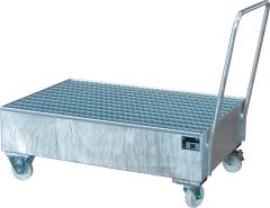 Fahrbare Auffangwanne 2x200ltr. Fvz B800xT1320xH1115mm Produktbild