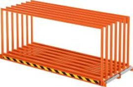 Vertikalregal RAL 2004 Blechformate 2500x1250mm Traglast/Fach 1500kg B1000xT2565xH1100mm Produktbild