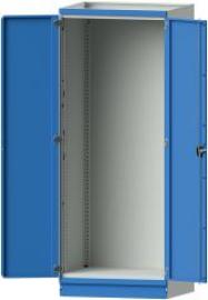 Leergehäuse Modell 100 B865xT720xH2200mm RAL 7035/5012 mit Türen Produktbild