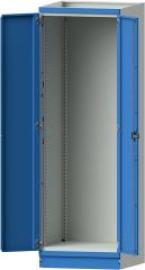 Leergehäuse Modell 100 B715xT720xH2200mm RAL 7035/5012 mit Türen Produktbild