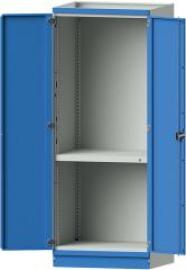 Leergehäuse Modell 101 B865xT720xH2200mm RAL 7035/5012 mit Türen Schubladenblock NH 720mm Produktbild