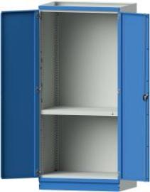Leergehäuse Modell 101 B1015xT720xH2200mm RAL 7035/5012 mit Türen Schubladenblock NH 720mm Produktbild