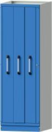 Vertikalauszugschrank B715xT720xH2200mm RAL 7035/5012 Produktbild