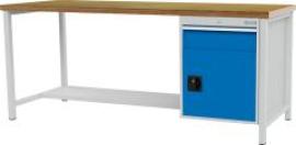 Kastenwerkbank buche MP 1 Schublade 1 Flügeltür Traglast 1000kg B2000xT750xH959mm Produktbild