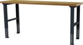 Arbeitstisch höhenvers. B2000xT600xH960 mm RAL 7016 Buche MP Produktbild