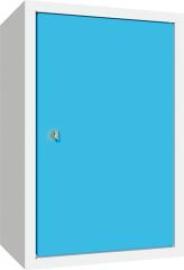 Hängeschrank glatte Rückwand RAL 7035/5012 B400xT300xH600mm Produktbild