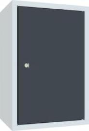 Hängeschrank glatte Rückwand RAL 7035/7016 B400xT300xH600mm Produktbild