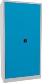 Werkzeugschrank 6 Böden, 2 Schubladen RAL 7035/5012 B1000xT500xH1950mm Produktbild