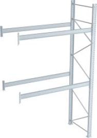 Palettenregal Anbaufeld B1850xT1100xH3500mm 2 Traversenebenen je max. 2000kg feuerverzinkt Produktbild
