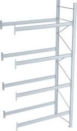 Palettenregal Anbaufeld B2700xT1100xH5500mm 4 Traversenebenen je max. 3000kg feuerverzinkt Produktbild
