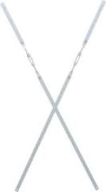 Diagonalverband FL 50x5 H=2400 AA=1000mm feuerverzinkt Produktbild