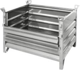 Vollwand-Stapelpalette 1500 kg feuerverzinkt 1500x1000x750 mm Produktbild