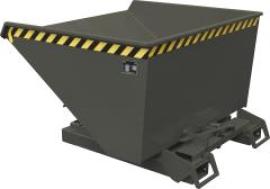 Kippbehälter autom. Typ 4 A 1200 l RAL7005 Produktbild