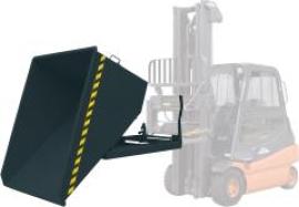Muldenkippbehälter 300 l B680xT1450xH725 mm RAL7016,Tragkraft 1000kg 300 Liter, RAL 7016 Produktbild