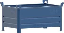 Stapelbehälter RAL5010 B1200xT800xH600 mm Nutzlast 2t Auflast 10t geschlossen Produktbild