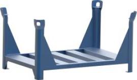 Lagergestell RAL5010 B1200xT800xH600 mm Nutzlast1,5t Auflast4,5t mit Eckpfosten Produktbild