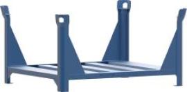 Lagergestell RAL5010 B1200xT1000xH600 mm Nutzlast1,5t Auflast4,5t mit Eckpfosten Produktbild