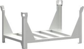 Lagergestell verzinkt B1200xT800xH600 mm Nutzlast1,5t Auflast4,5t mit Eckpfosten Produktbild