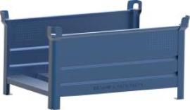 Lagergestell RAL5010 B1200xT800xH600 mm Nutzlast1,5t Auflast4,5t längsseitig Wandumschlag Produktbild