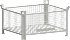 Gitterbehälter verzinkt B1200xT1000xH600 mm Nutzlast 1t Auflast 4t ohne Klappe Produktbild