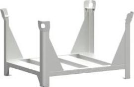Lagergestell verzinkt B1000xT800xH600 mm Nutzlast1,5t Auflast4,5t mit Eckpfosten Produktbild