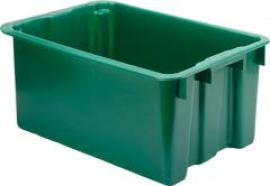 Drehstapelbehälter 60 l B650xT450xH280 mm grün LA-KA-PE Produktbild