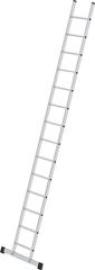 Alu-Anlegeleiter 14 Sprossen Leiterlänge 4,13 m Arbeitshöhe bis 5,30 m Produktbild