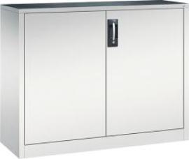 Beistellschrank B1200xT400xH1000 mm RAL 7035, 1 Fachboden Tragkraft 70kg Produktbild