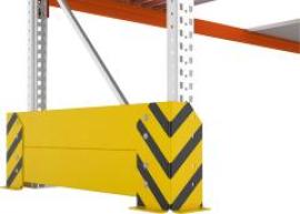 Rammschutzwand für Einfachregal T1100 mmMeta MULTIPAL Produktbild