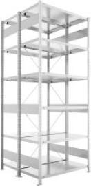 Doppel-Steckregal CLIP B1000xT2x500xH2500 mm Grundfeld 2x6 Böden vzk Fachlast 230kg META Produktbild