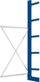 Kragarmregal M Anbaufeld B1300xT400xH3000 mm einseitig RAL 5010 5 Arme Traglast 535kg Produktbild