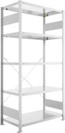 Steckregal Meta-CLIP S3 B1000xT600xH2000 mm Grundfeld 5 Böden vzk Fachlast 100kg Produktbild