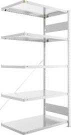 Steckregal Meta-CLIP S3 B1000xT600xH2000 mm Anbaufeld 5 Böden vzk Fachlast 100kg Produktbild